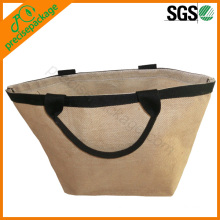 eco reusable grocery jute shopping bag